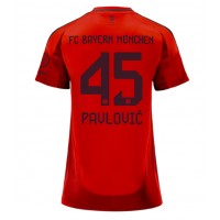 Echipament fotbal Bayern Munich Aleksandar Pavlovic #45 Tricou Acasa 2024-25 pentru femei maneca scurta